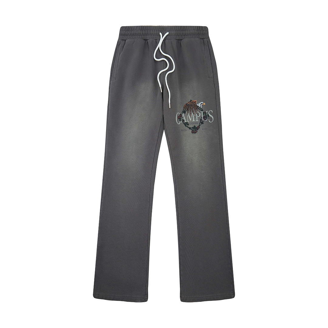 Dreamcatcher Flares Sun Fade Wash (Grey)